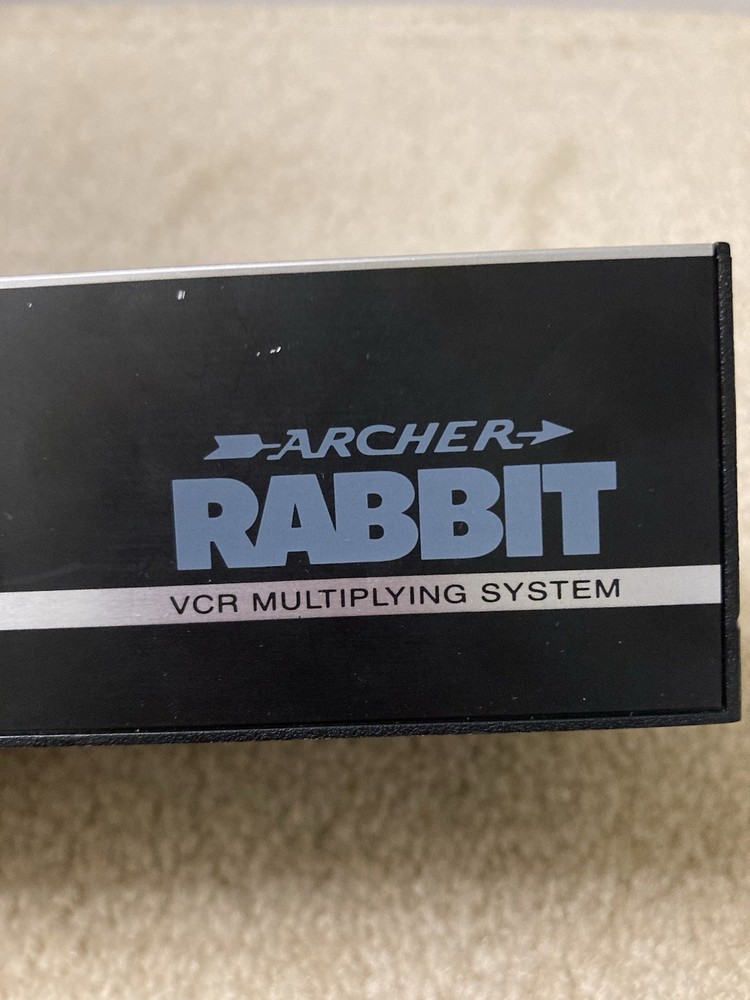 Vintage Rabbit VCR Transmitter, Retro Audio Video RF Adapter