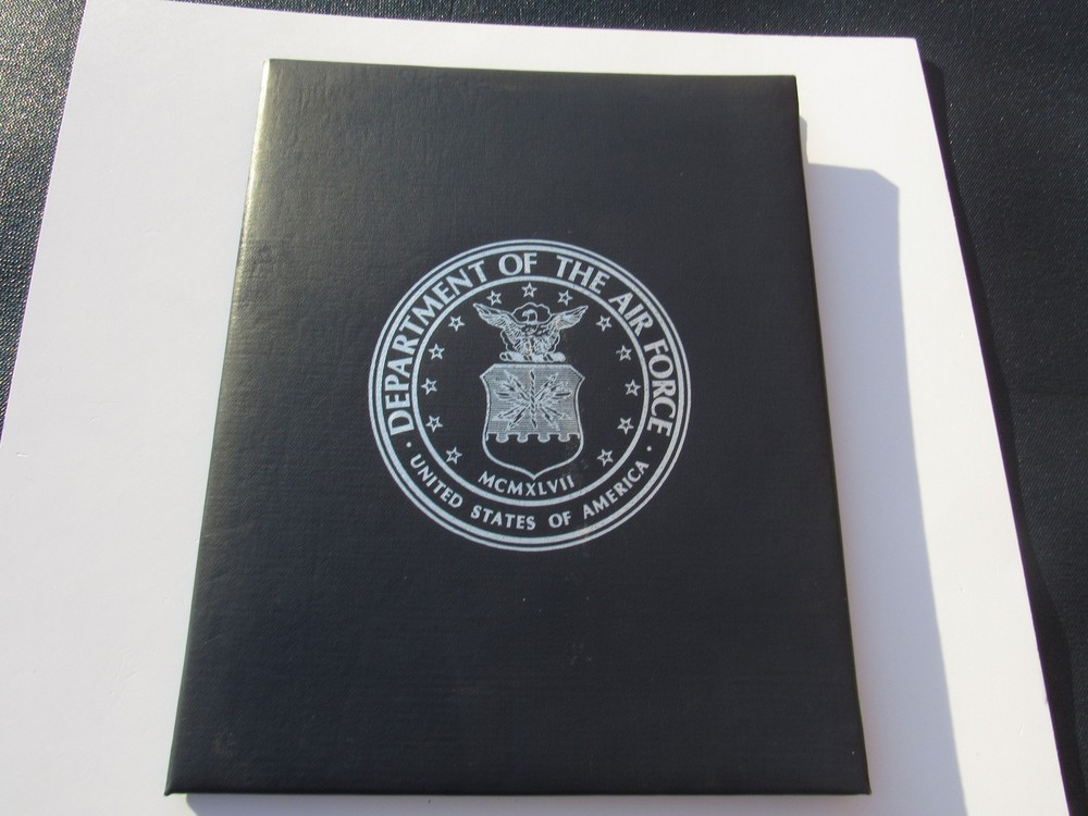 Original 1986 US Air Force Retirement Certificate Master Sergeant Gregory S