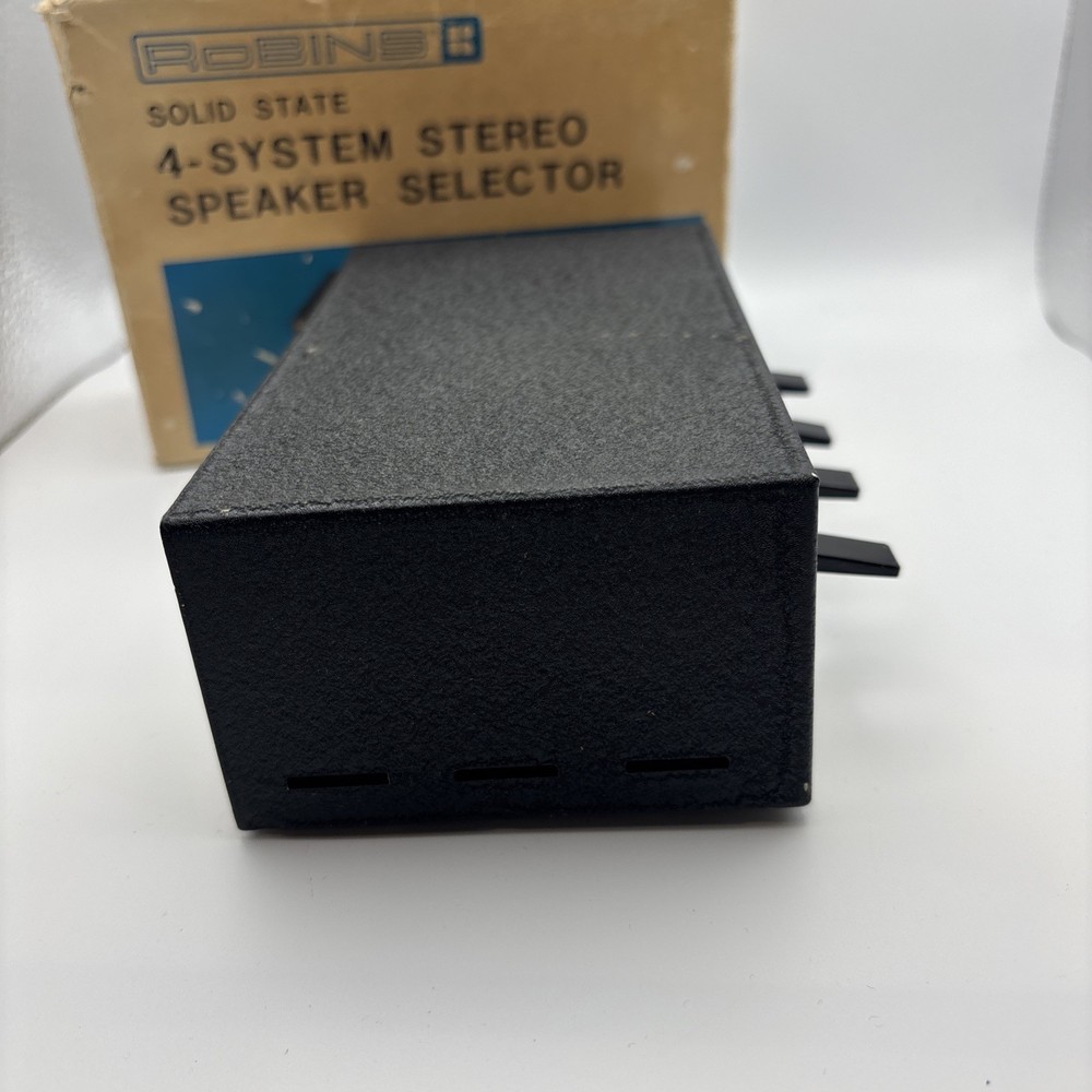 Vintage Robins 47-500 Solid State 4-System Stereo Speaker Selector Switch READ