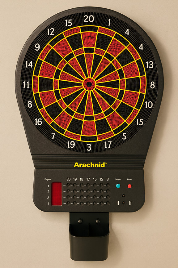 Dartboard Accessory Storage System; Perfect for Arachnid Dartboards