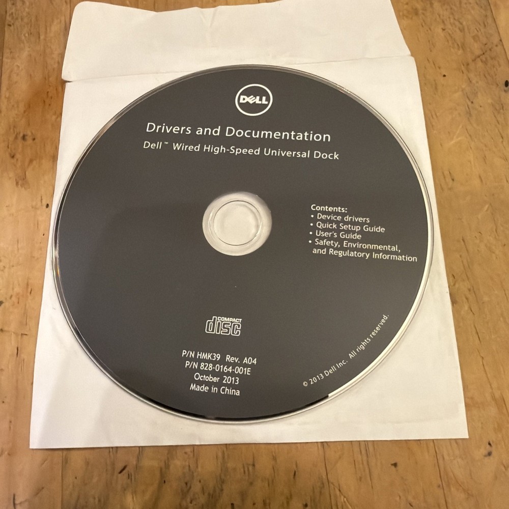 DELL DRIVERS & DOCUMENTATION DEVICE DRIVER SET UP GUIDE USERS GUIDE DISC