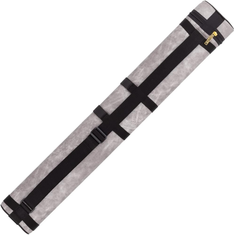 Action AC24 2x4 Hard Pool Cue Case - Light Grey