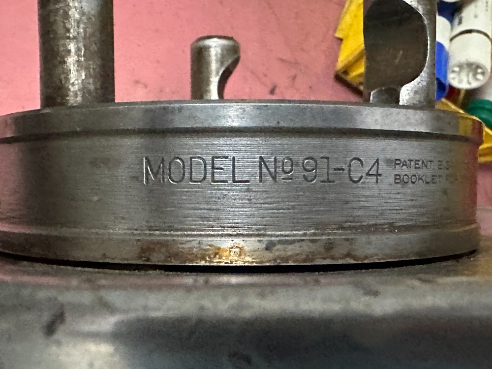 Jacobs Spindle Nose Lathe Chuck Model 91-C4 w/11 Collets