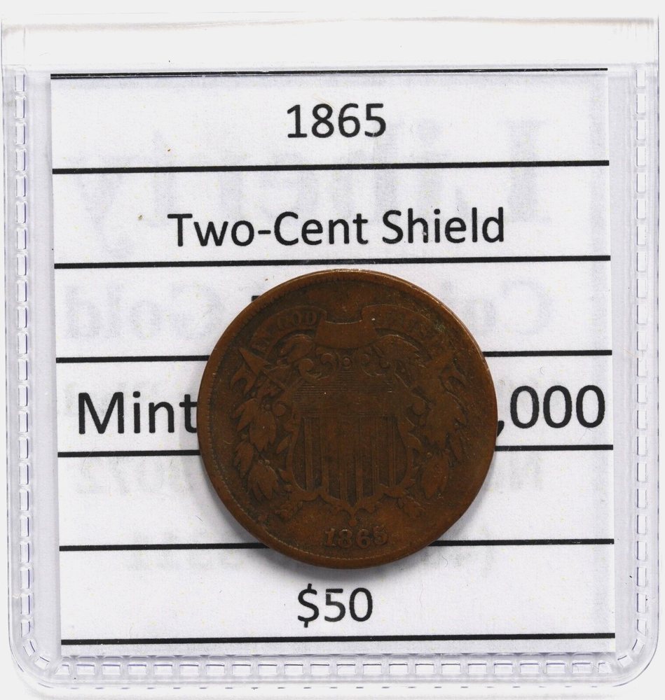 1865 2 Cent Piece