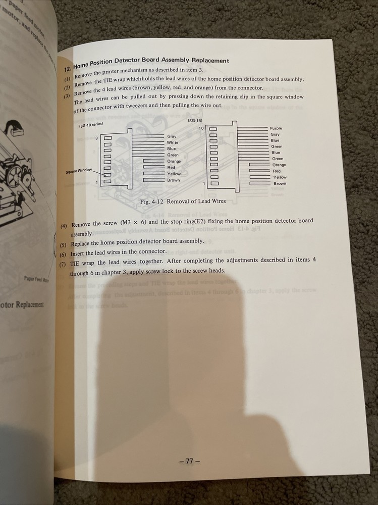 Dot Matrix Printer Technical Manual Star Micronics Inc