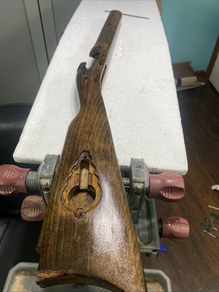 CVA Hawken Maple Muzzleloader Stock 1-0” Barrel Channel.