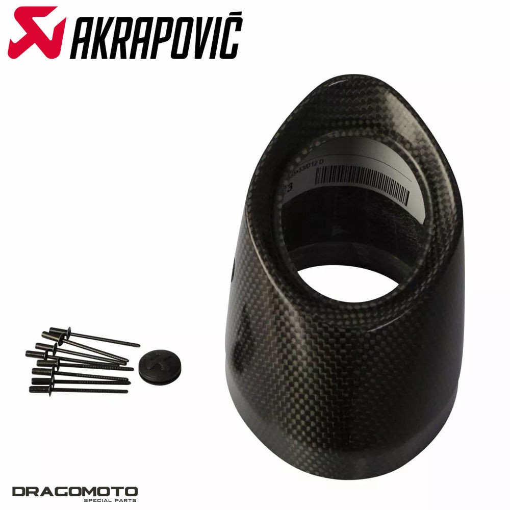 End Cap AKRAPOVIC Carbon V-EC61
