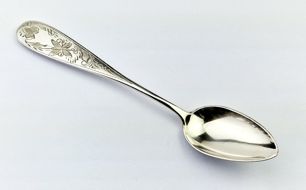 Antique Spoon 800 Silver Hand Engraved R1450