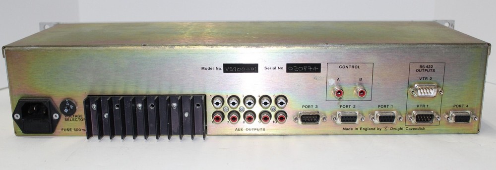 DWIGHT CAVENDISH VS-900-01 AUDIO CONTROL