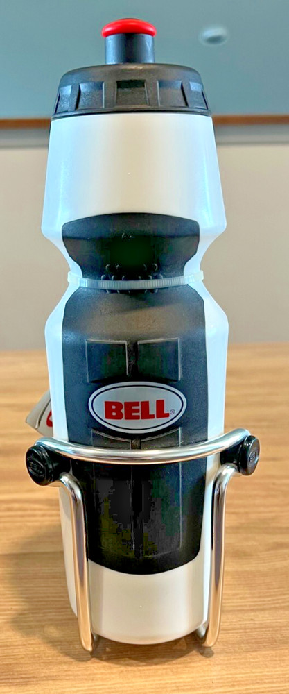 NEW Bell Hydrator Max Water Bottle with Cage Black & White