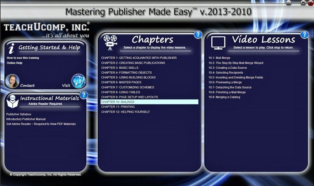 Learn Microsoft PUBLISHER 2013 2010 Training Tutorial DVD-ROM Course 4 Hours