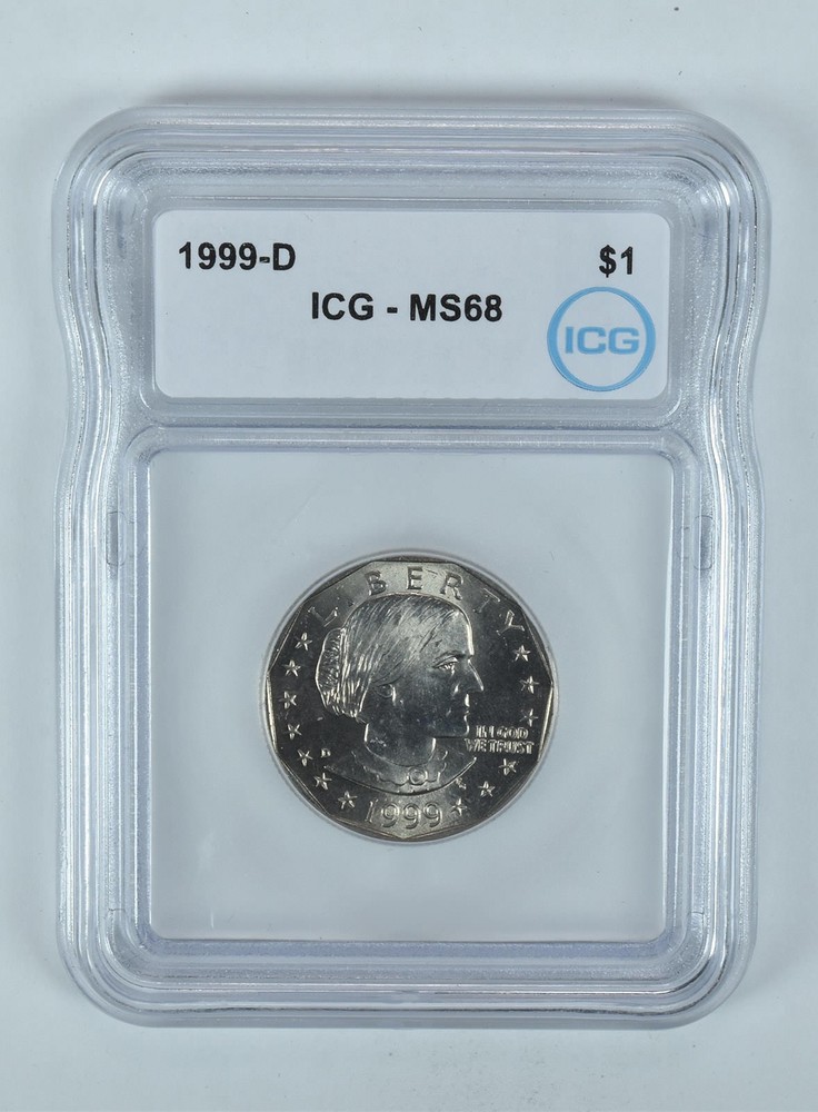 1999-D Susan B Anthony $1 MS68 ICG