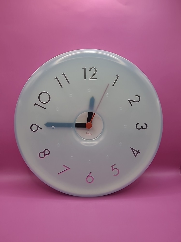 Vintage 90s Michael Graves for Target wall clock 10" Tested