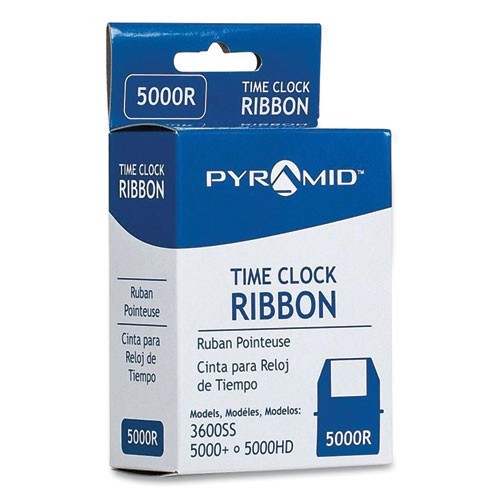 Pyramid Technologies 5000R Time Clock Ribbon, Black