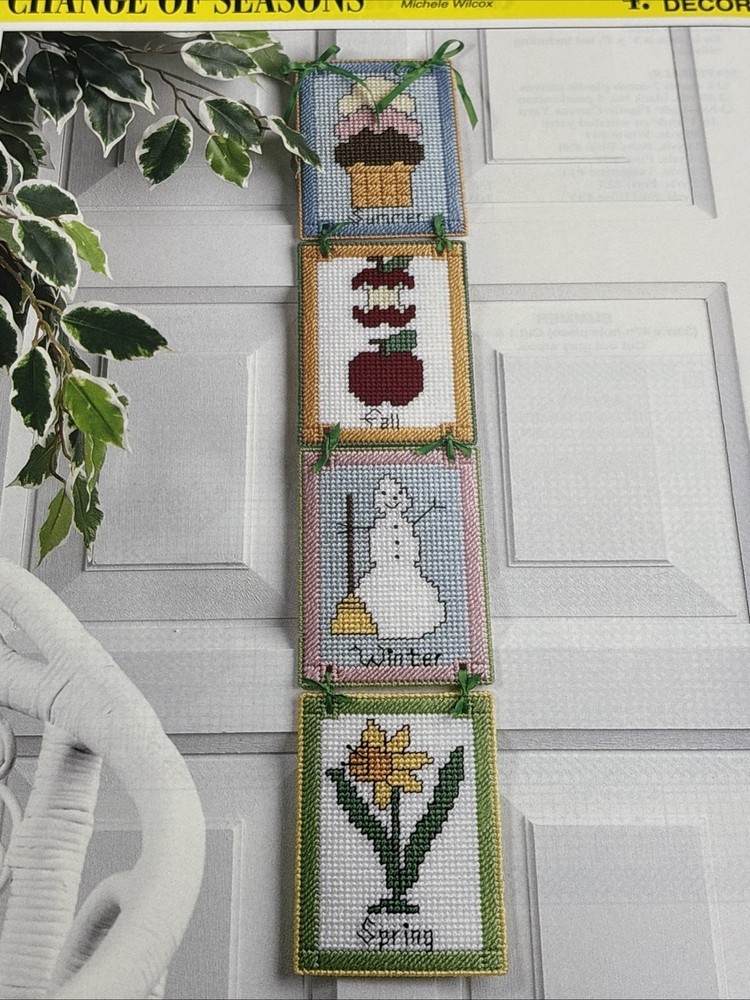 Change of Seasons Annie's Attic Plastic Canvas Pattern Page