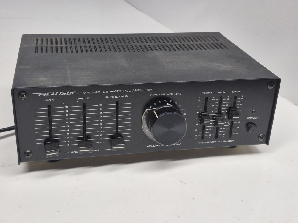 Realistic MPA-40 35 Watt P.A Amplifier