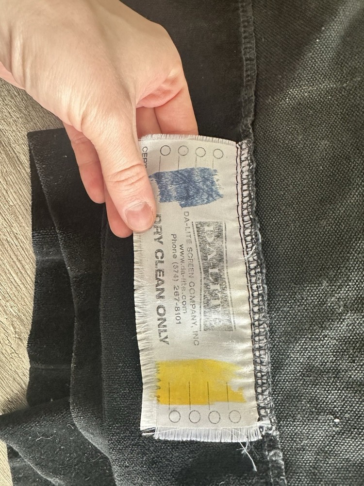 Da-Lite Skirt Drapery 10x16 Fast Fold