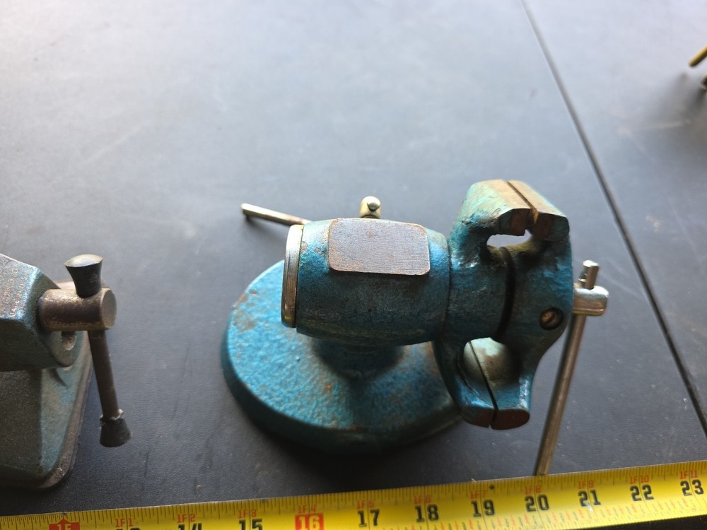 2 Vintage Table Top Vises