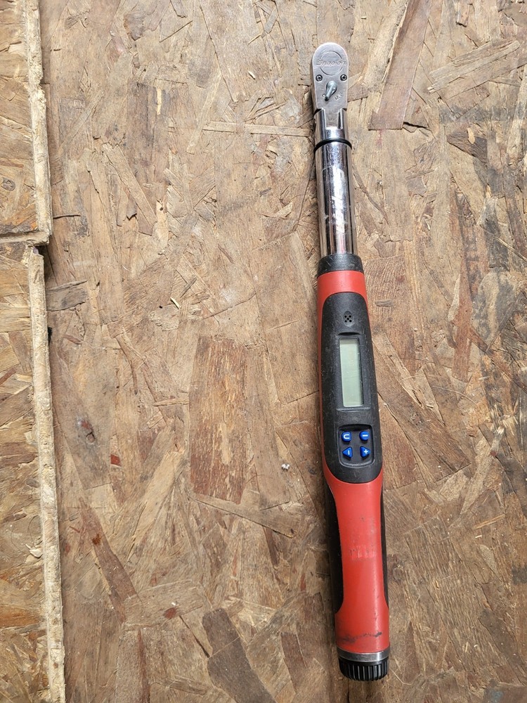 Snap-on TECH2FR100 3/8" Drive Digital Techwrench Flex-Head Torque With Case