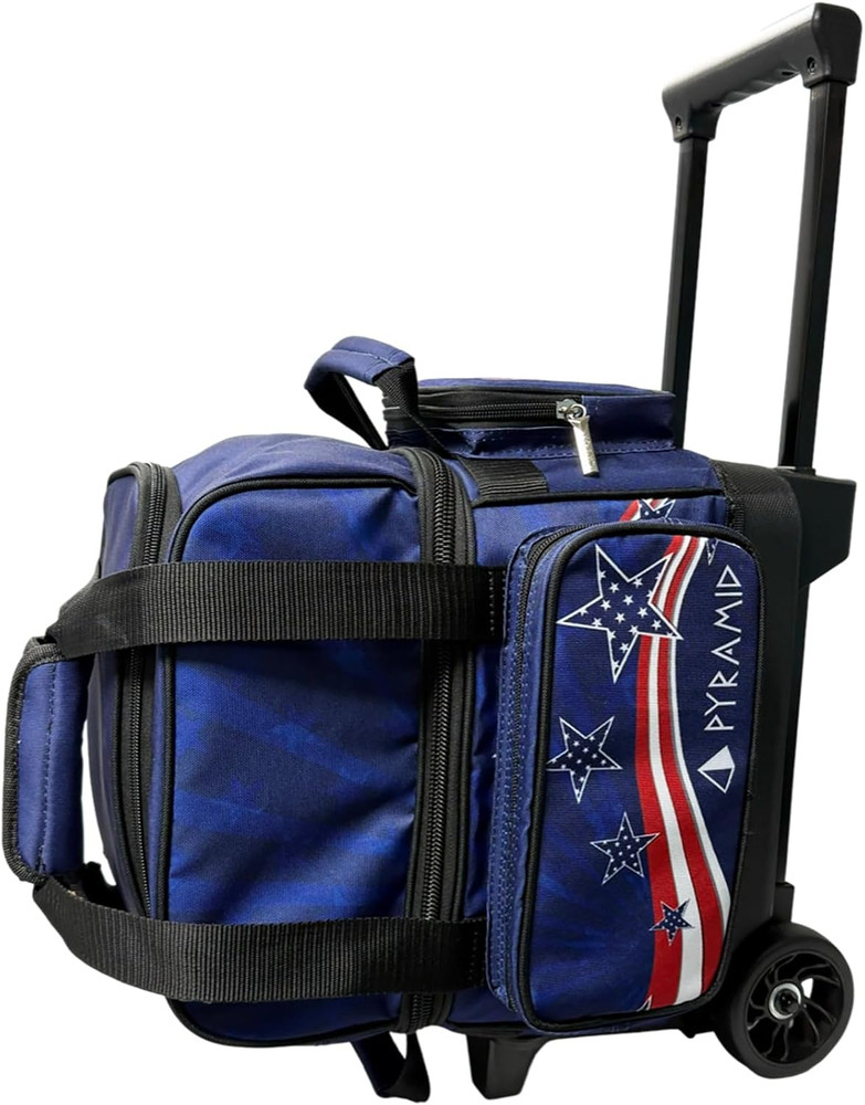 Path Pro Deluxe Single Roller Bowling Bag with Separate Shoe Compartment (Up to