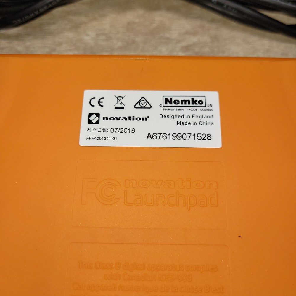 Novation Launchpad USB Ableton Live Controller 64 RGB Pads