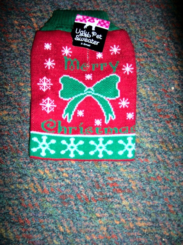 NWT Ugly Pet Sweater - SIZE X-SMALL