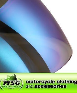 SPADA RP700/RP800 MOTORCYCLE HELMET VISOR RACE - BLUE