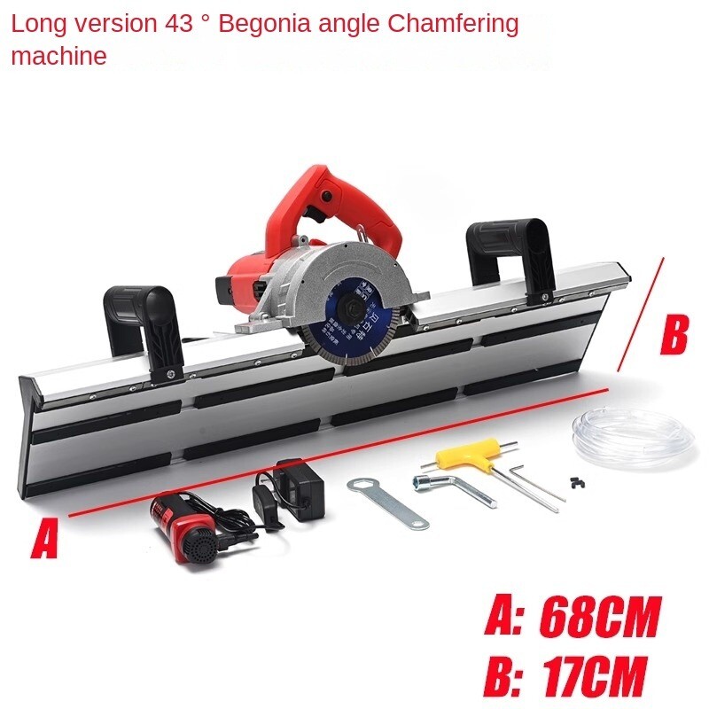 220V 45 Degree Track Saw System Ceramic Tile Herringbone Chamfer Cutting Machine
