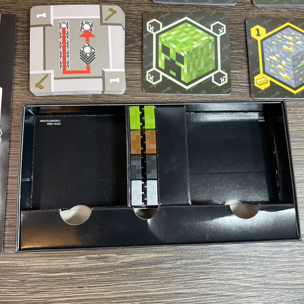 Minecraft Card Game By Mattel-Complete Ready To Play!