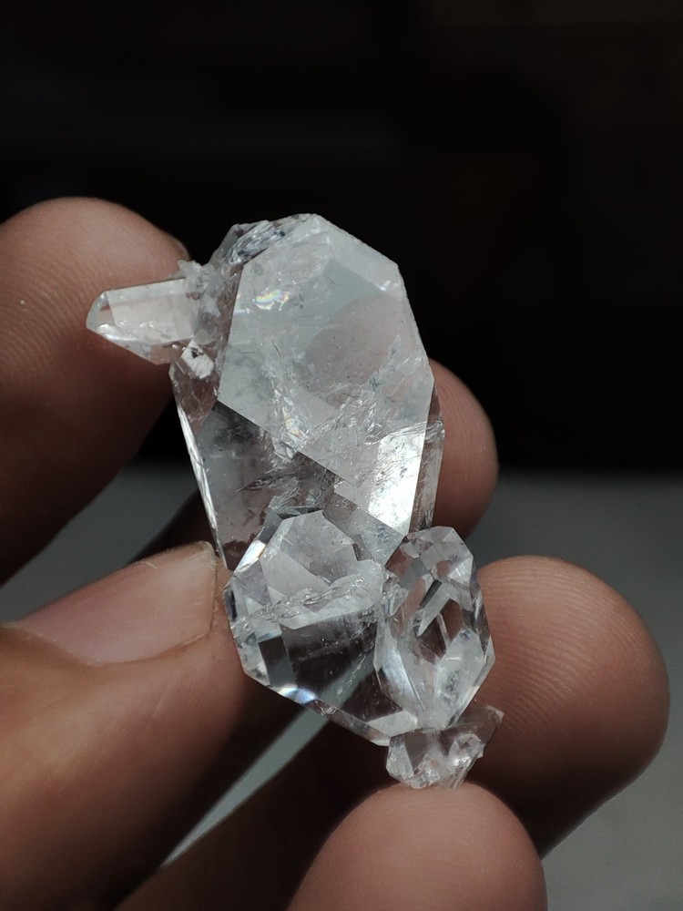 Faden Quartz Crystal With Beautiful Luster & Unique Growth-Pk