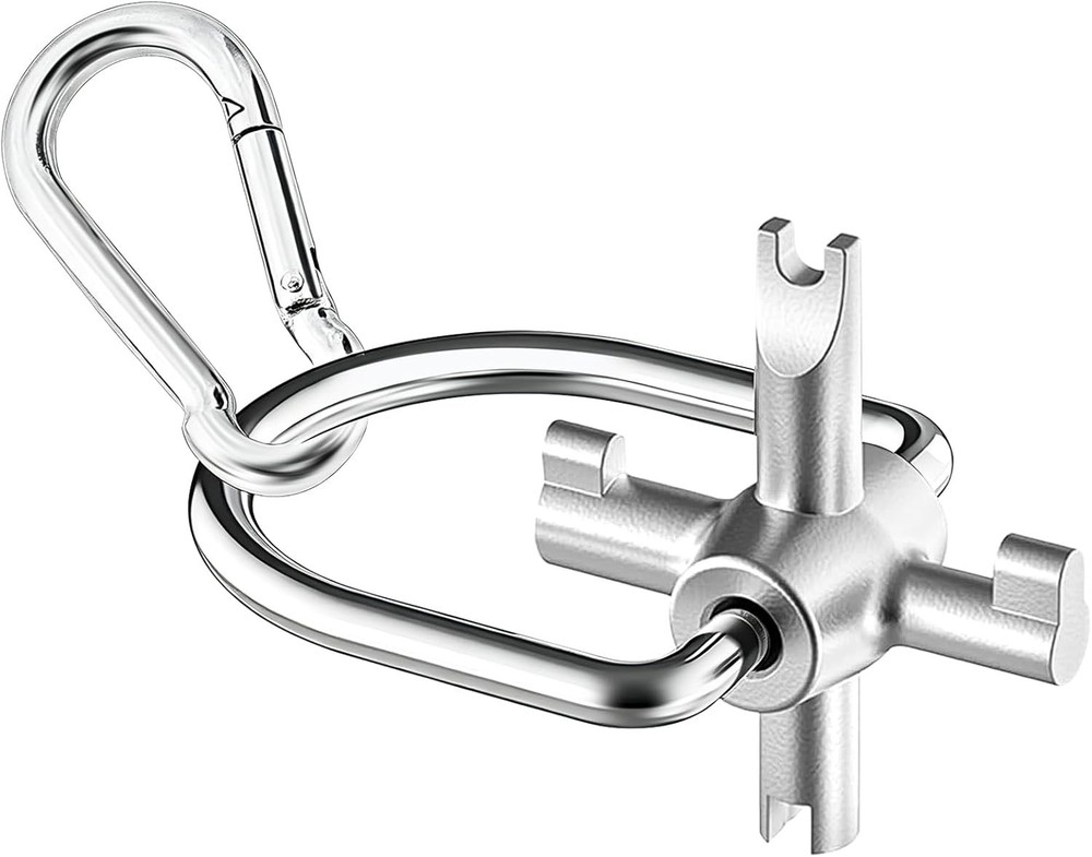 HVAC Tools, Locking Cap Key for 【410A & R22 Refrigerant Safety Caps】, Universal