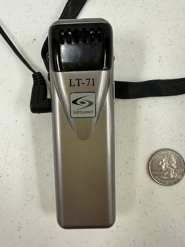Lightspeed LT-71 LightMic Classroom Amplification System Requires 2 AA Batteries