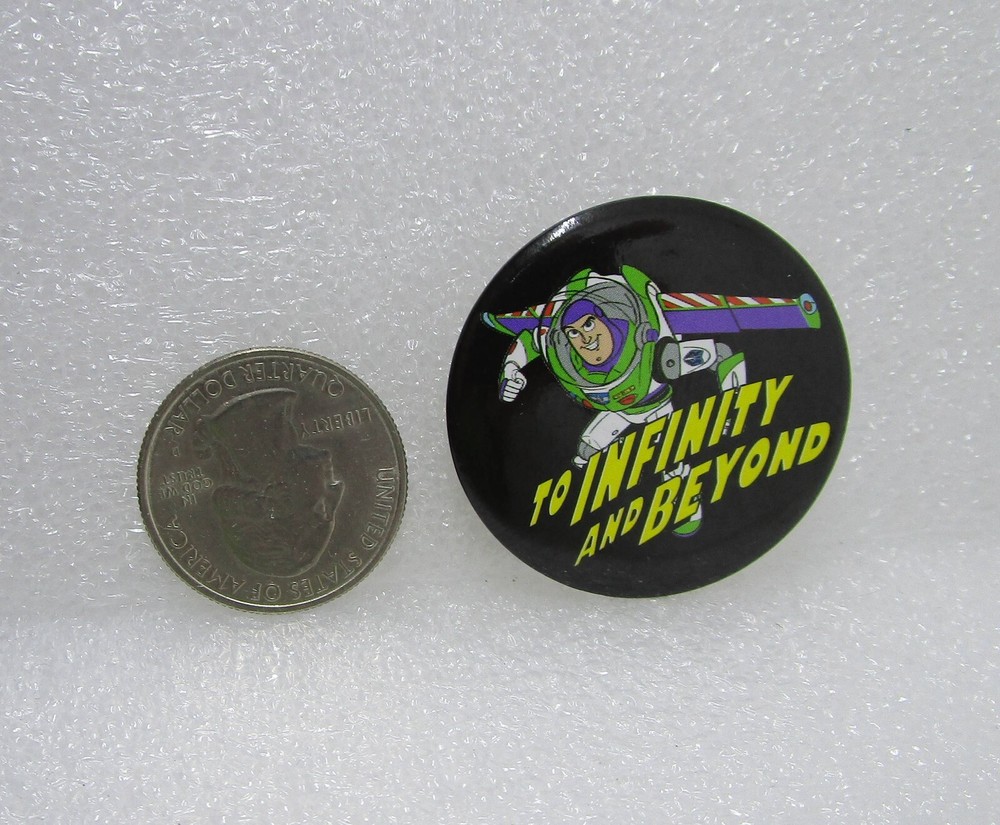 Toy Story Buzz Lightyear To Infinity And Beyond Button Pin