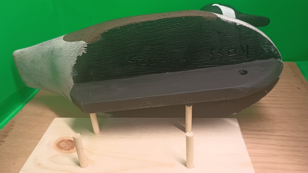 Canadian Goose Rigged Decoy/ Solid Wood