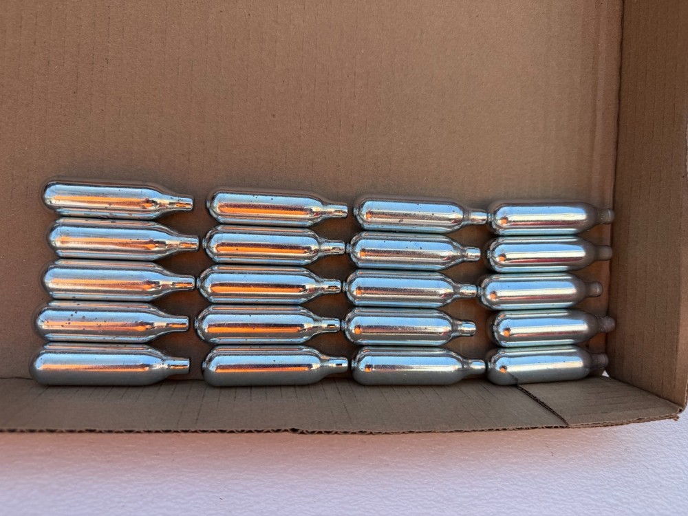 CO2 Cartridges 12-gram 20-Count