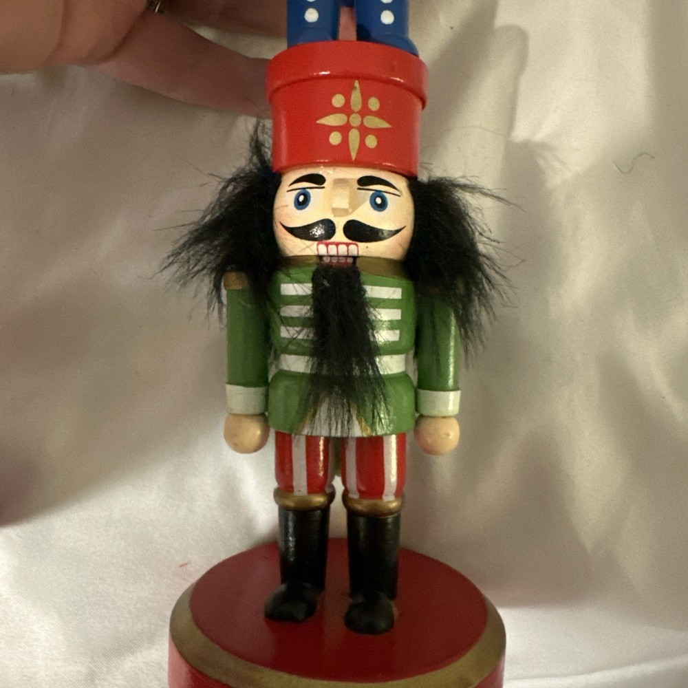 Three Soldiers Nutcrackers Stacked.