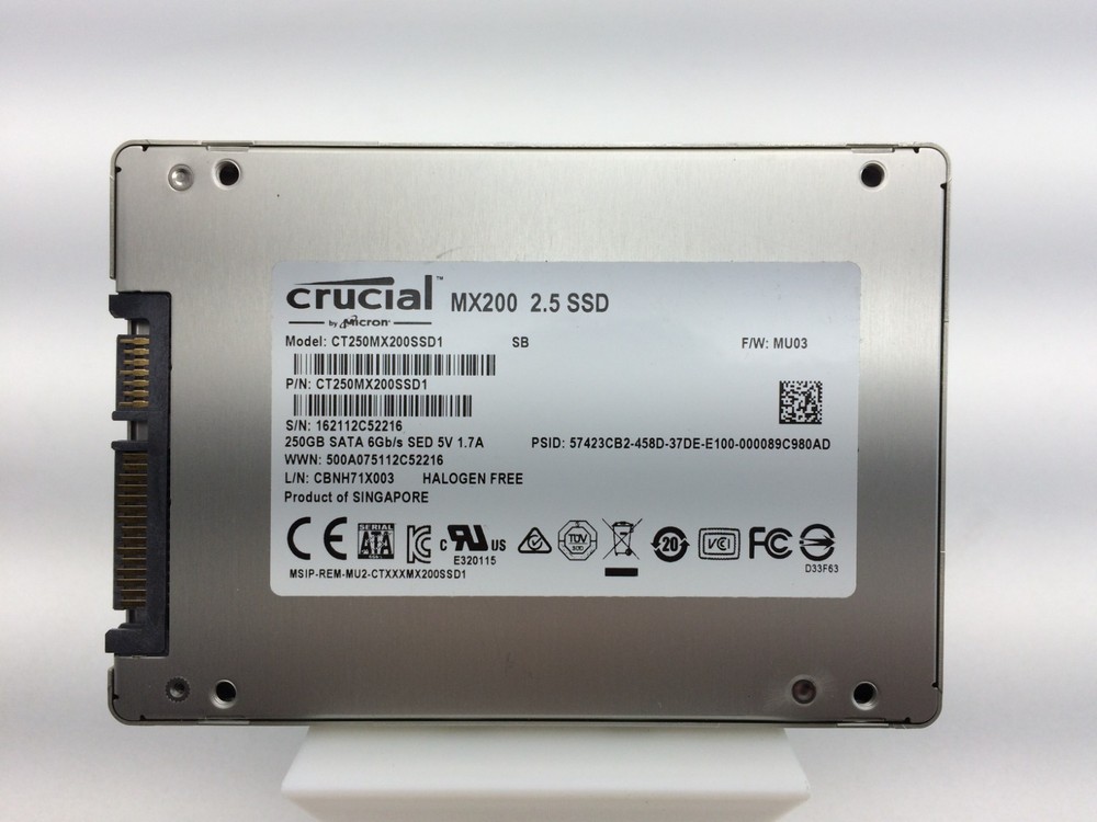 250GB SSD 2.5" Solid State Drives mixed brands replace 256GB
