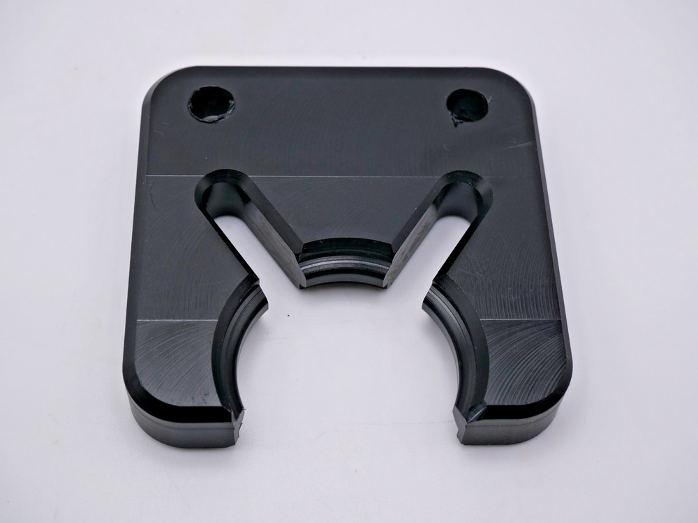 Custom Tool Clip –W/ Plastic Face Mount – CNC Tool Holder Support Bracket