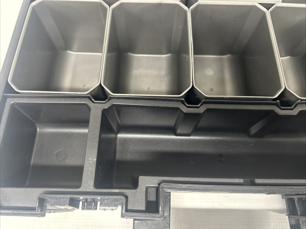 Husky Small Parts Tool Organizer Storage Hardware Case Toolbox 11 Compartments