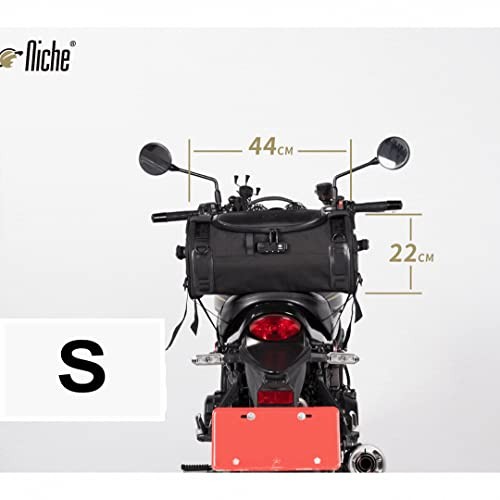 Stackable Tail Bag, Three sizes, Motorcycle Rear Seat Bag with Waterproof 22L