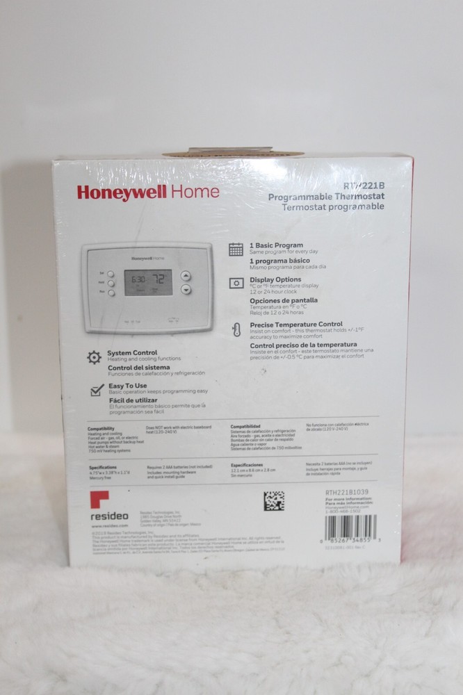 Honeywell Home RTH221B Programmable Thermostat