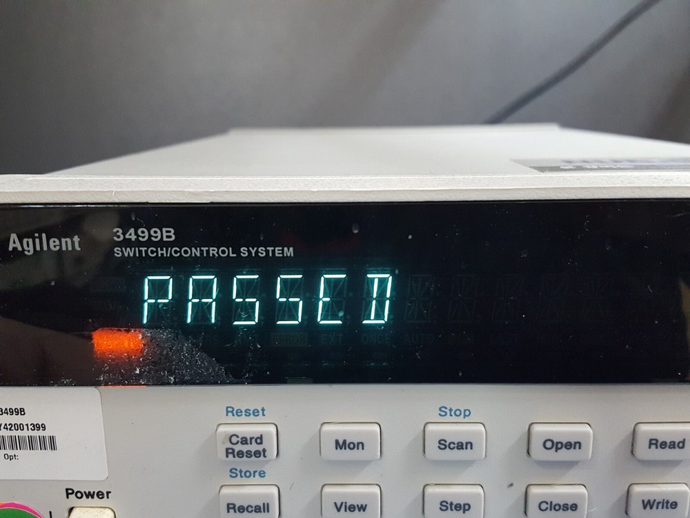 Agilent 3499B: Switch / Control System Main Frame (1399)