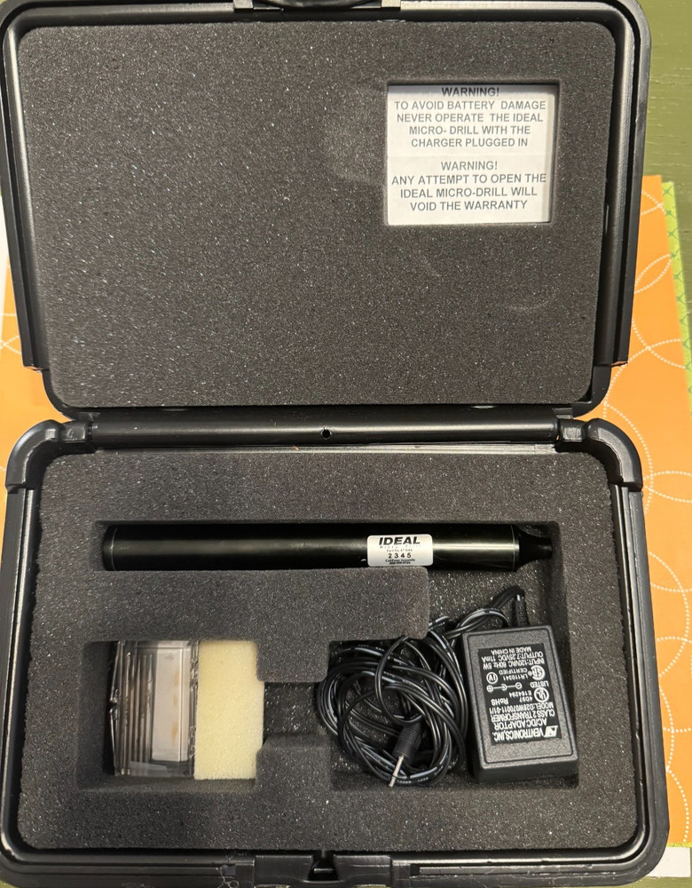 * IDEAL MICRO-DRILL 67-1000 DRILL W/ CARRYING CASE