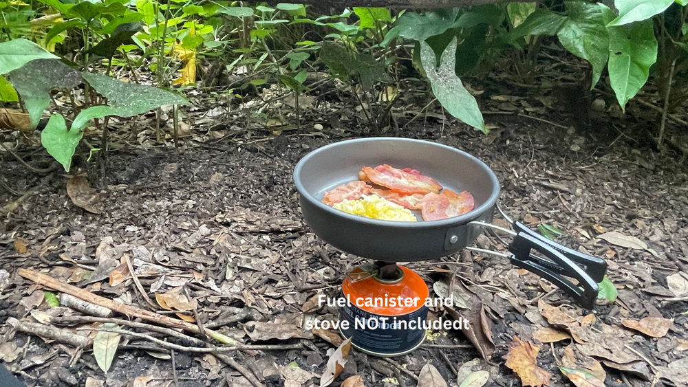 Lightweight Backpacking Camping Fry Pan Kit