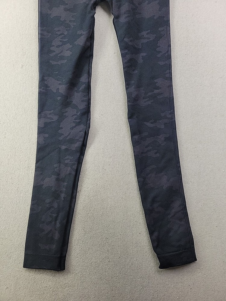 Spanx Women's S Charcoal Camo Performance Leggings Compression Support Wicking