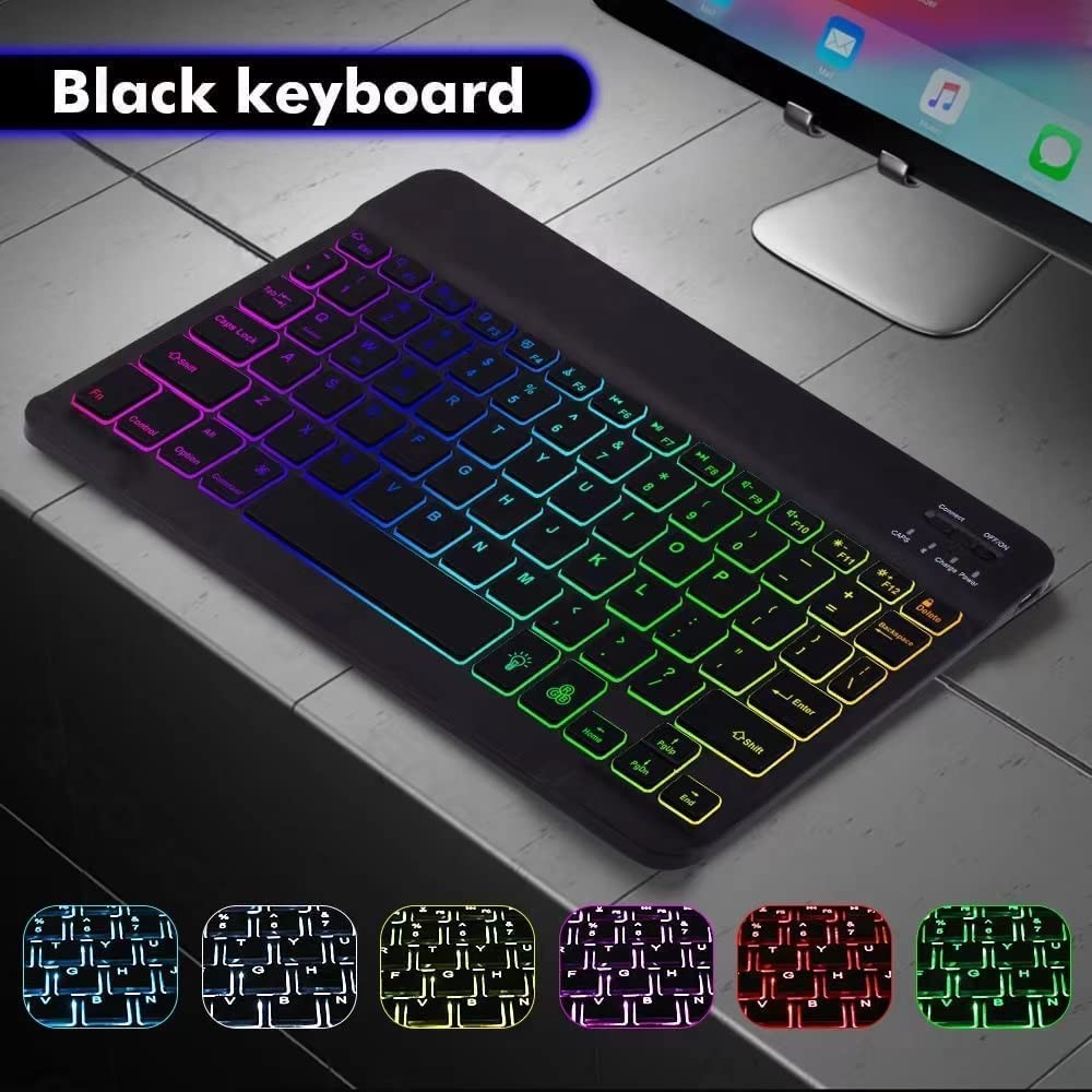 Bluetooth Keyboard and Mouse Combo for iPad - Rechargeable Wireless Keyboard