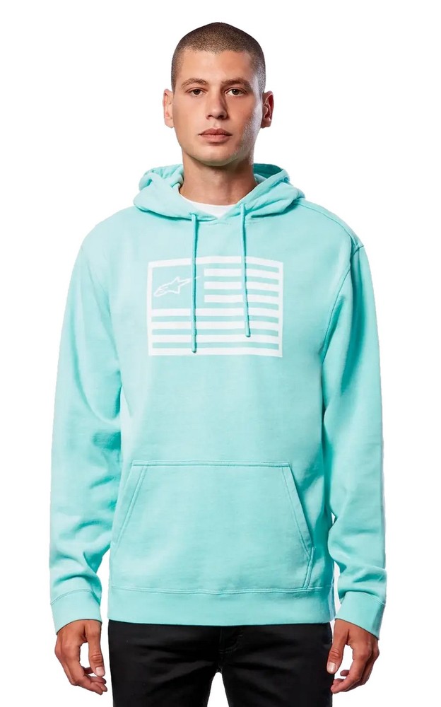 Alpinestars Artifact Mens Pullover Hoody Light Aqua