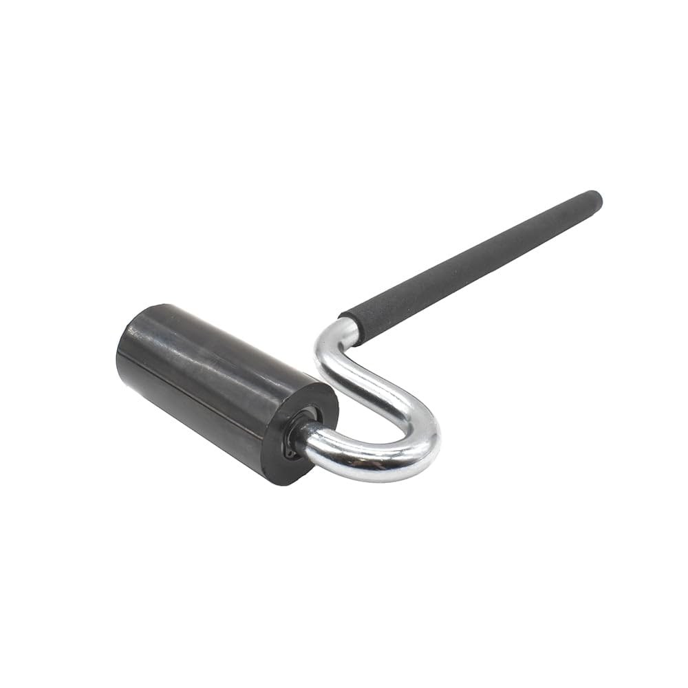 Big Horn 19600 Long Handle J-Roller with Rubber Roller, 1.5 inches