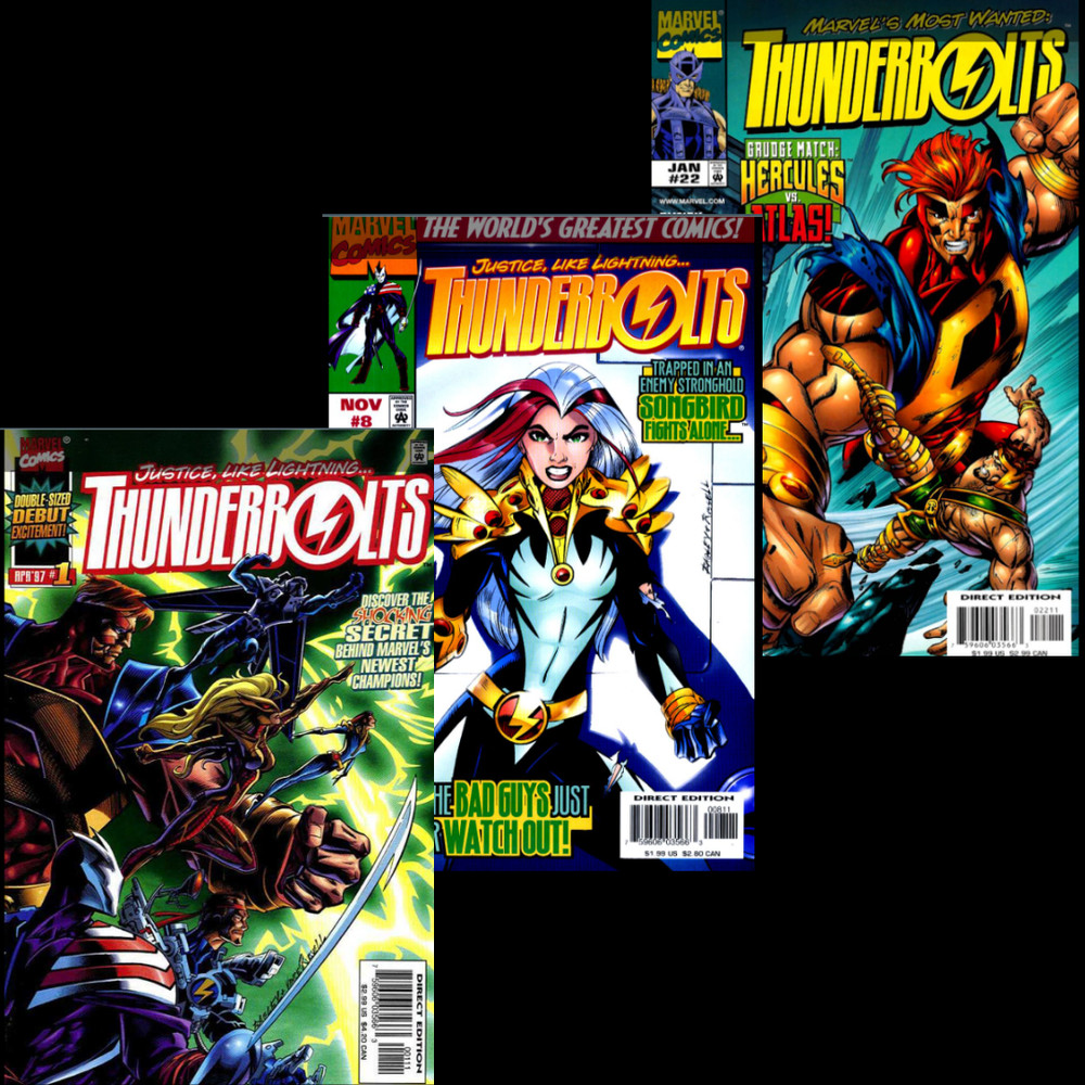 Thunderbolts (1997-2013) Complete & Avengers Comics Annuals, Mini series, Extras