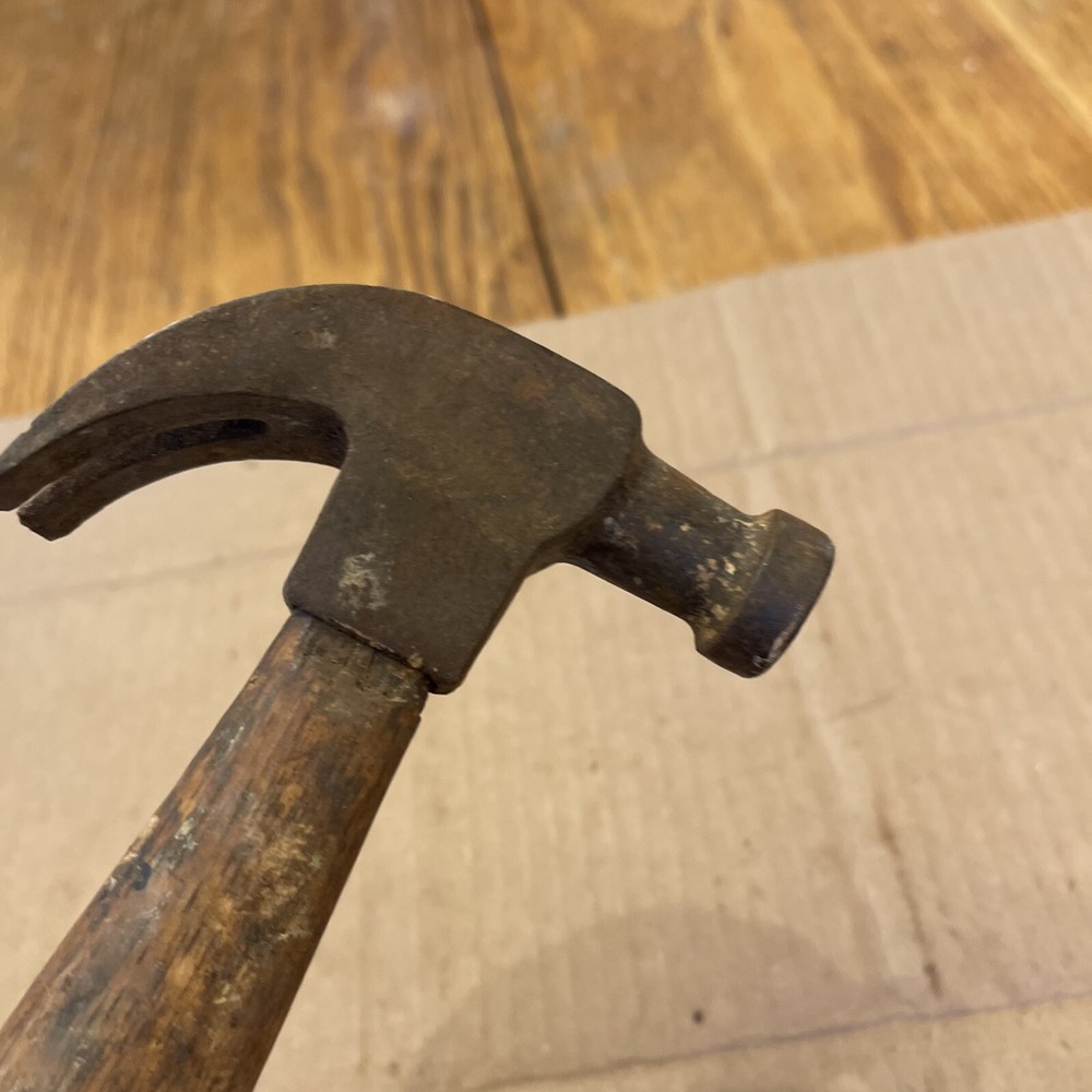 Small Vintage Hammer With Engraved Name